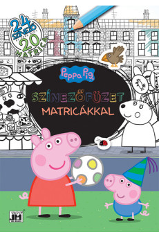 Színezőfüzet matricákkal - Peppa malac