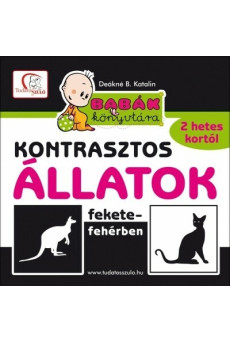 Kontrasztos állatok fekete-fehérben - Babák könyvtára (új kiadás)
