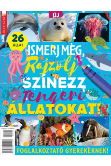 Füles Bookazine - Ismerj meg, színezz... tengeri állatokat