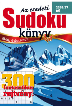 Az eredeti SUDOKU KÖNYV 2026/27 tél