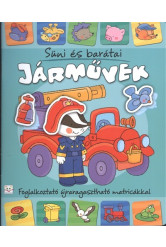 Süni és barátai: Járművek - Foglalkoztató újraragasztható matricákkal