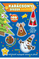 Karácsonyi díszek manóknak - Matricás foglalkoztatókönyv §K