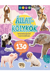 Ismeretterjesztő matricásfüzet - Állatkölykök