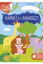Kaparj és ragassz! - Állatok - Vidd magaddal! - 4 oldalnyi kaparós matrica